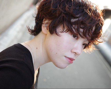 マニッシュなパーマスタイル